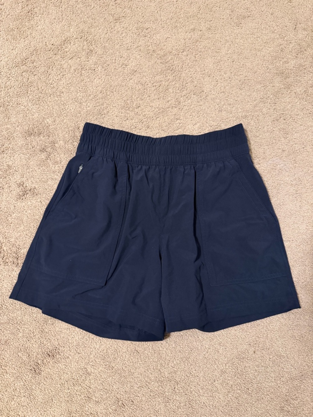 Athleta navy blue shorts